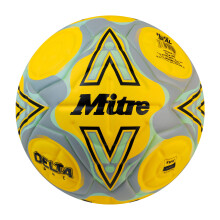 (5, Fluorescent Yellow/Black/Grey) Mitre Delta One 24 Football
