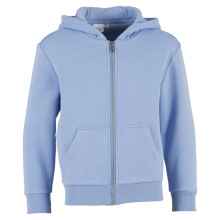 (9-10 Years, Powder Blue) Build Your Brand Childrens/Kids Fluffy Full Zip Hoodie