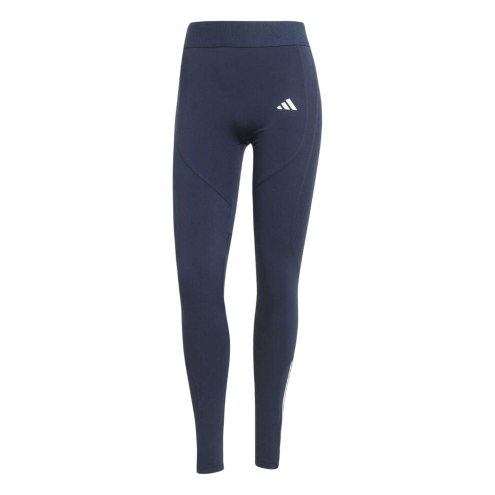 Adidas (12 Uk R, Blue) Womens/Ladies Hyperglam Leggings