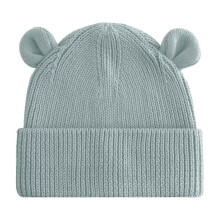 (12-24 Months, Dusty Turquoise) Beechfield Baby Bear Organic Beanie
