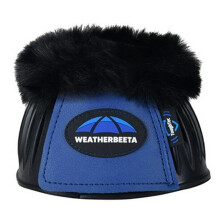 (9cm x 43cm, Black/Cobalt) Weatherbeeta Tough Tec Prime Fleece Horse Bell Boots