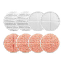 8-Pack Vervangingsset voor Stoommoppads voor Spinwave 2039A 2124: 4 Zware Scrubpads, 2 Zachte Pads, 2 Scrubby