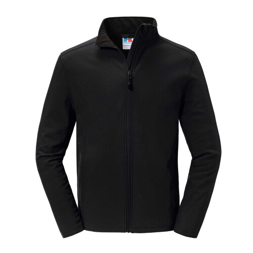 Russell (M, Black) Russell Mens Essential Soft Shell Jacket