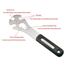 BIKERSAY Bicycle Pedal Wrench 15mm for Mountain Bike Hubs Install Remover Removal Spanner Road Cycling Repair Tools
