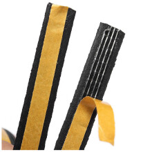 2X E Type Window Seal Door Seal Rubber Seal Gasket Strip Sealing Tape 5M Black