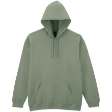 (M, Sage) Gildan Unisex Adult Midweight Hoodie