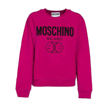 (XS, Pink) Moschino Mens Milano Jumper