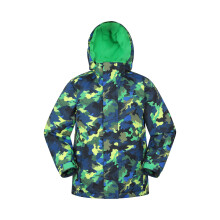 (13 Years, Bright Green) Mountain Warehouse Childrens/Kids Mogal Geometric Ski Jacket