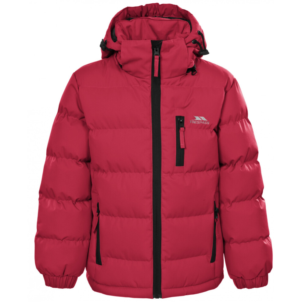 Trespass (11/12 Years, Red) Kids Boys Tuff Padded Winter Jacket