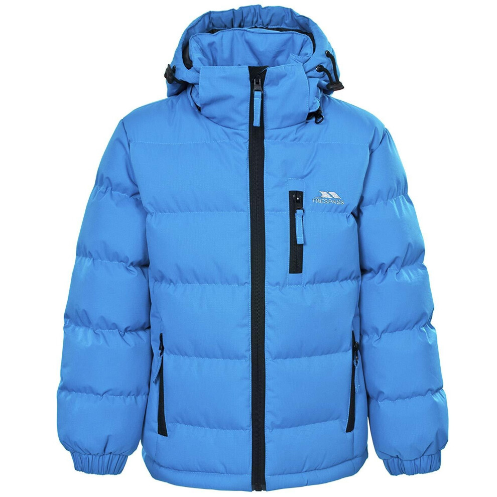 Trespass (9/10 Years, Blue) Kids Boys Tuff Padded Winter Jacket