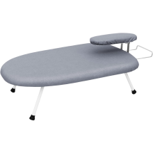 Table à repasser de table avec jeannette pliable de voyage grise — mini planche repasser, accessoire couture