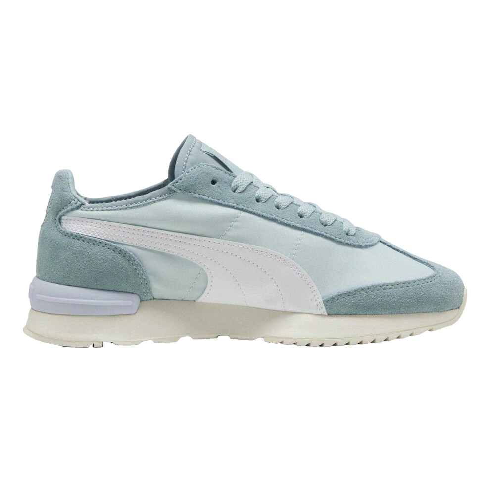 Puma (6 Uk, Blue/White) Unisex Adult R78 Wind Leather Trainers