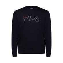 (L, Navy) Fila Mens Jude Crew Neck Sweatshirt