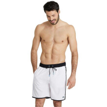 (XS, White/Black) Arena Unisex Adult Team Swim Shorts