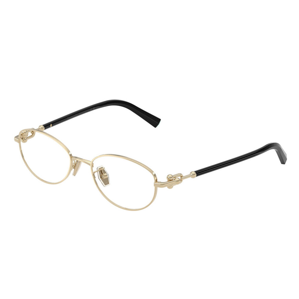 Tiffany Unisex Gold Tf1176d 6021 Optical Frames Metal Transparent Round Normal - Image 3