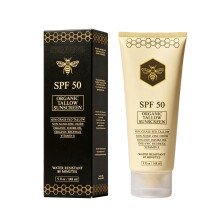 Organic Tallow Mineral Sunscreen - SPF50 - Non-Nano Zinc Oxide Reef Safe 5 Oz