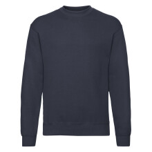 (L, Deep Navy) Fruit Of The Loom Mens Classic 80/20 Set-in Sweatshirt