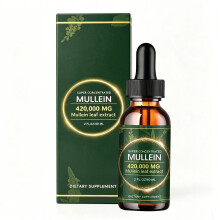 Mullein Drops for Lungs - Mullein Leaf Extract with Chlorophyll for Lung and Res