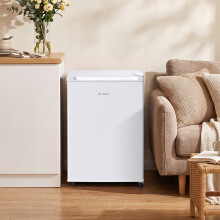 46L Freestanding Freezer, Single Door with Drawer, White