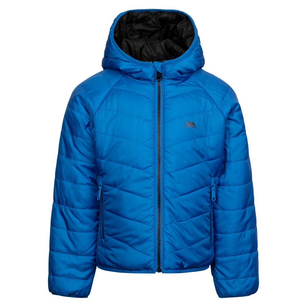 Trespass Blue Kids Dessieboy Reversible Jacket - 3-4 Years - 100% Polyester - Image 2