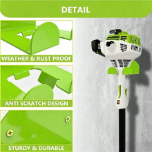 2 Set Heavy Duty Wall Mount Weeding Tool Hook Garage Organizer Garden Tools Rack