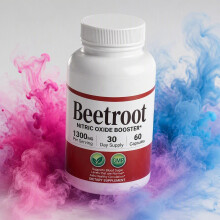Beetroot Capsules, Beetroot Extract 1300mg, Pure, Non-GMO 60 Pcs