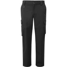 (L L, Black) Premier Unisex Adult Stretchchecker Cargo Trousers