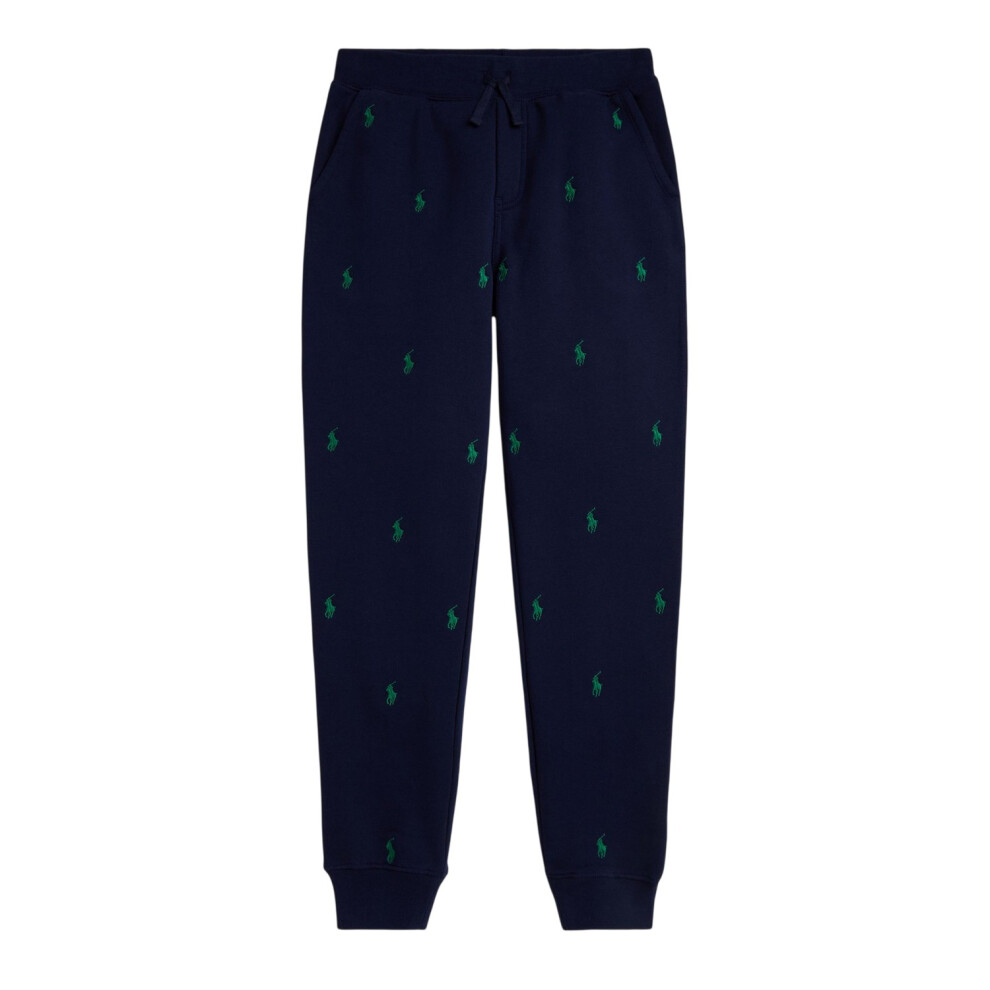 Ralph Lauren (7 Years, Navy) Childrens/Kids Ribbed Cuff Joggers