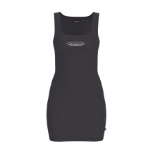 (10 UK, Jet Black) Guess Womens/Ladies Square Neck Slim Mini Dress