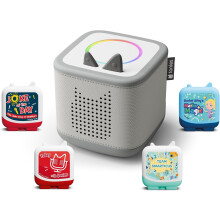 Tonies Toniebox 2 Kids Learning Bundle Moon Grey