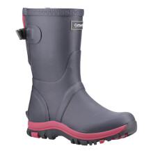 (7 UK, Navy/Pink) Cotswold Womens/Ladies Realm Adjustable Wellington Boots