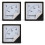 3X 6L2 Voltmeter AC 300V Pointer Typ Spänningsmätare Mekanisk Header 1