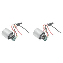 2X Brushless Motor 7-24V 100000RPM High Speed CNC Aluminum Alloy Impeller Ducted Fan Stepless Speed Regulation