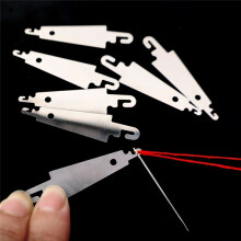 DIY Large Eye Needle Threader, Threading Tool for Embroidery and Stitch, Metal Knitting Tool