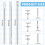 3 Pcs Drawstring Threader Tool Replacement Sewing Needle Metal Quick Threader Rope Flexible Easy Drawstring Threader 7