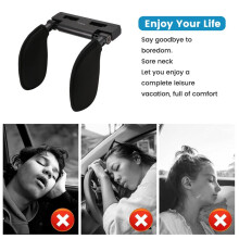 Car Neck Headrest Pillow Adjustable Angle Support Travel Rest Memory Pillow Car Headrest Pillow for Kids Adults