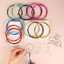 12Rolls Colored Aluminum CraftWire 18 Gauge 1mm Flexible Metal Artistic Floral Bendable Metal Wirefor DIY CraftMaking
