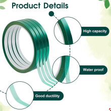 Floral Tape,8 Rolls Heat Tape for Heat Press Heat Transfer Tape 1/4In X 108ft Adhesive Heat Resistant for DIY Decorative