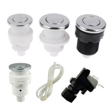 1set Pneumatic Off Push Button for Bathtub Spa Waste Garbage Disposal Whirl-Pool 32mm Suit