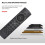 Backlit Voice Remote Control,USB Wireless Voice Control Sensing 2.4G Air Remote Mouse with IR Learning for PC,Projector 1
