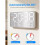 8.4''Large Digital Wall Clock,Led Alarm Clock with  Digits,Date,Temperature, DST,5-Level Brightness for Room,Bedroom 2