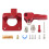 1Set 3D Printer Accessories,CR-10S PRO for -3 Btech Double Pulley Extruder,Plastic Push-in Coupler for Air  A 3