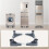 Washing Machine Stand Universal Base Multi-Functional Adjustable Base for Dryer Refrigerator Bathroom Accessories D 4