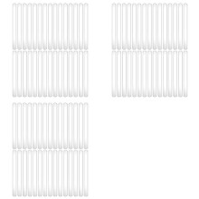 90PCS Sticks 4.5 Inch Acrylic Cakesicle Sticks Reusable Ice PopSticks Plastic Sticks (Clear)