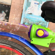 Máquina de Bolhas de Sabão Automática com Luz para Bicicleta - Brinquedo Divertido para Crianças e Adultos Ao Ar Livre