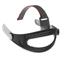 Silicone VR Strap for Meta Quest 3/3S Comfort Breathable Replacement VR Strap Black