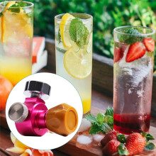 Adaptateur Rapide CO2, Échangeur de Soude, Carbonateur avec Manomètre pour Machine à Soda, Adaptateur de Cylindre de Co2, Connexion