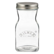 Kilner Premium Luftdichte Glasflasche für Saft & Saucen - 500 ml | BPA-frei, transparent, wiederverwendbar