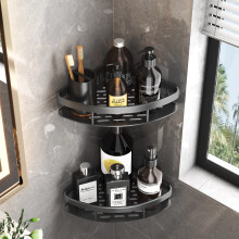 Eckregal 2 Etagen für Badezimmer Shampoo Halter Seifen Nische Organizer Küche