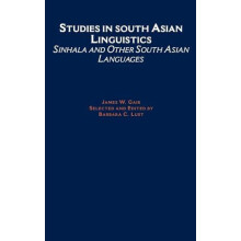 Studies in South Asian Linguistics Sinhala and Other South Asian Langu